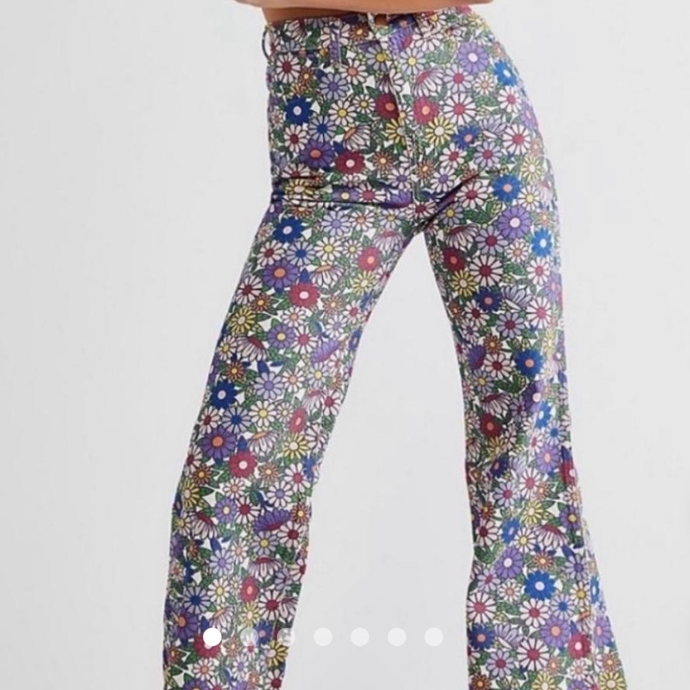Wrangler Women's Colorful Floral Boot Cut Jeans